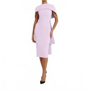 NEW SAFIYAA kalika midi dress in pink